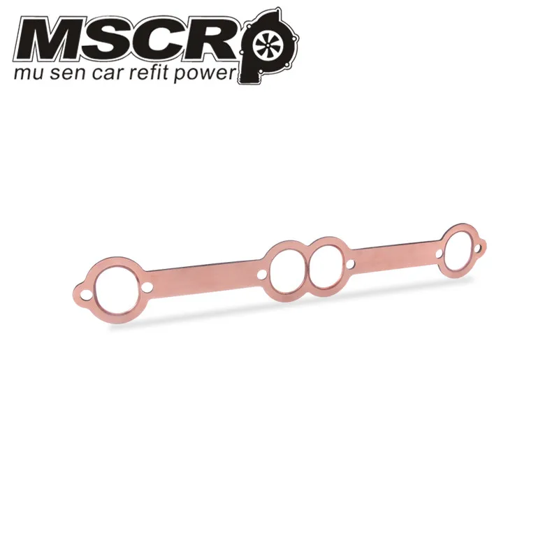 

Oval Port 1.8" x 1.5" Copper Header Exhaust Gaskets for Chevy SB 350 Reusable