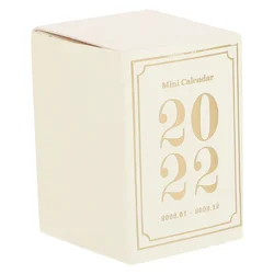 Calendrier d'intérieur pratique 2022, 1 pièce, calendrier 2022 pour bureau 