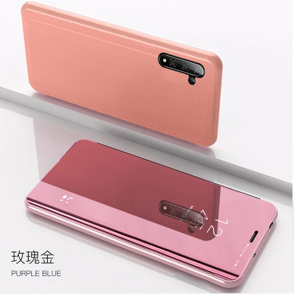 Умный зеркальный чехол для телефона sony Xperia 5 2 1, чехол для sony Xperia XZ5 XZ4 XZ3 XZ с подставкой