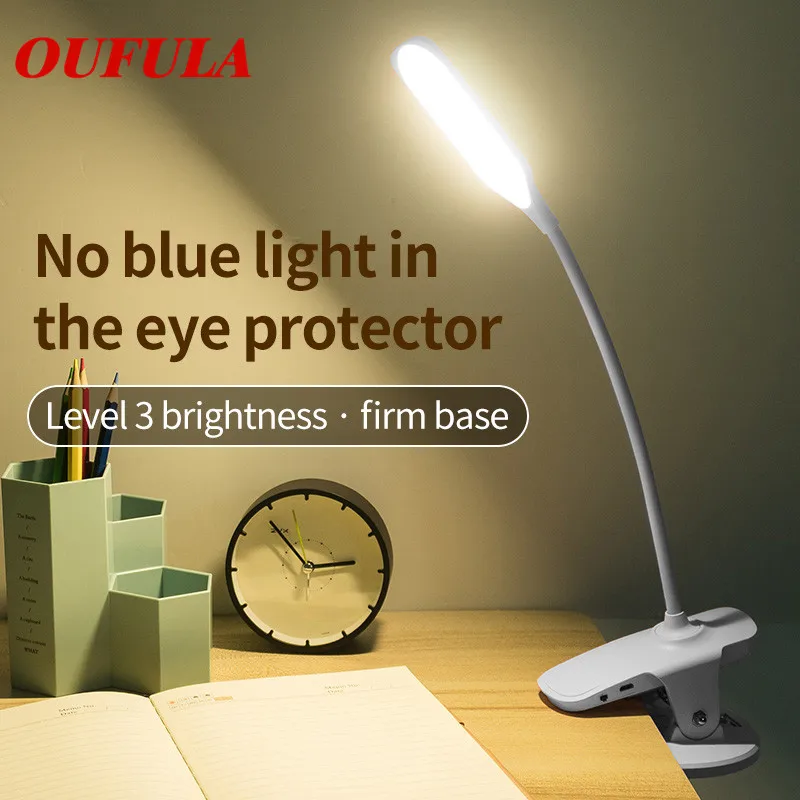 

DLMH USB Rechargeable LED Desk Lights Monitor Lamps Clamp Eye Protection Reading Touch Sensor Control For Children Kids