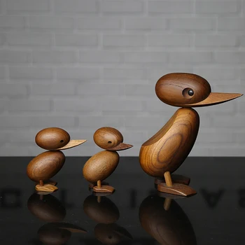

Danish puppet woodcarving classic creative Home Furnishing ornaments small duck soft decoration housing study desktop decora