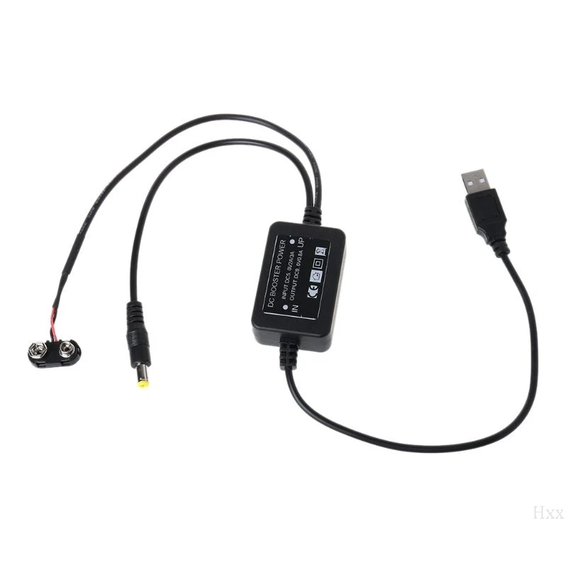 9 в батарея Eliminator USB 5 в Boost до 9 в кабель для мультиметра микрофона роутера