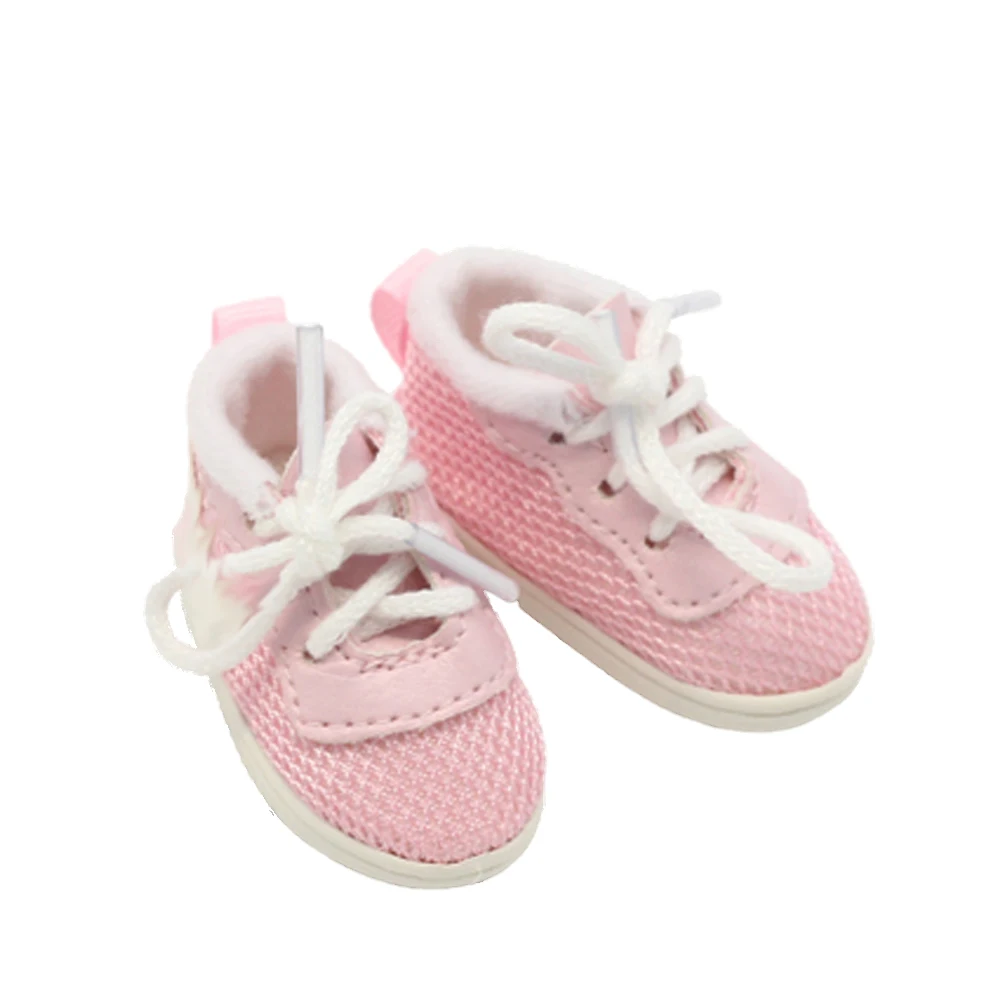 cute little shoes for 14.5inch American doll 20cm EXO BJD doll Children the best Christmas gift - Цвет: NO 8