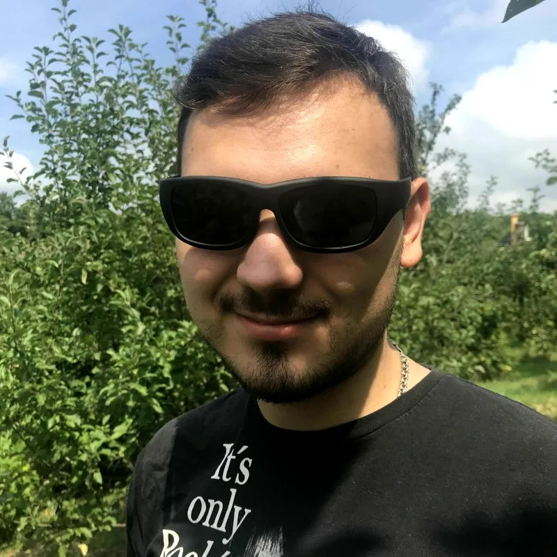 

2020 Original Design Sunglasses LCD Polarized Lenses Transmittance Darkness Adjustable Electronic Control Wholesale Drop ship