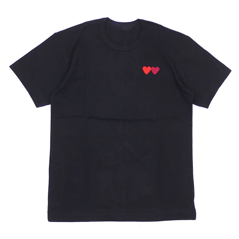 (Глаза) модная футболка для пары 2020 Повседневная Милая с вышивкой Love Heart