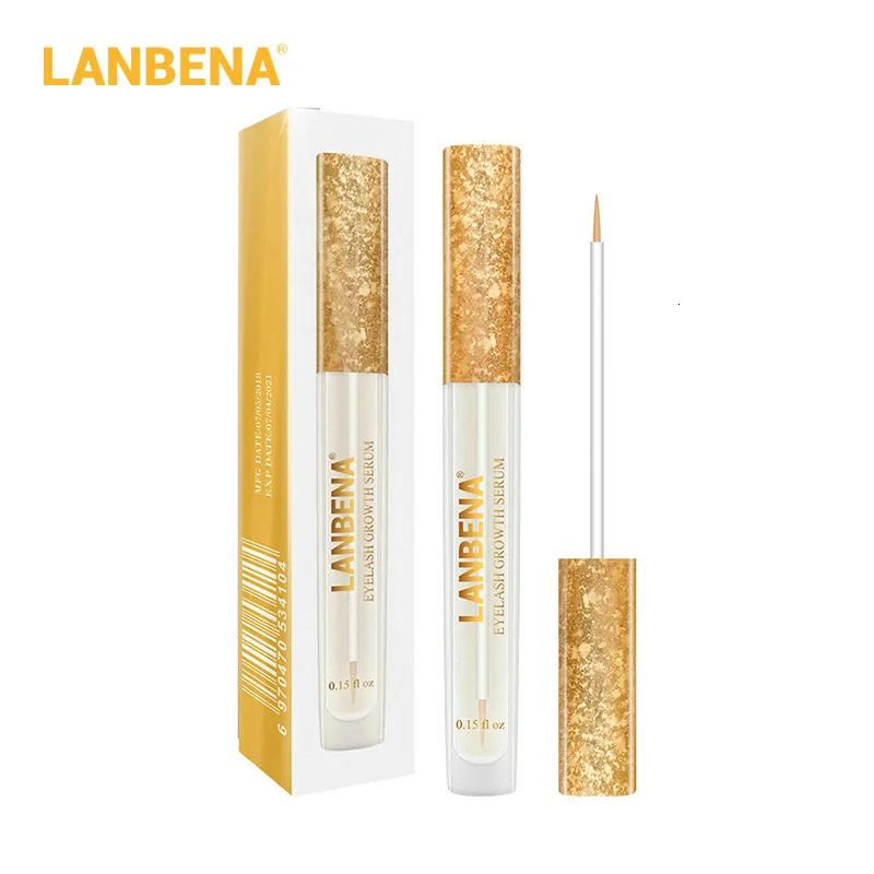 Lanbena Сыворотка для роста ресниц водоСТОЙКАЯ Revitalash Lash Brow быстрое увеличение роста от Aliver подтягивающая завивка ресниц 4,5 мл