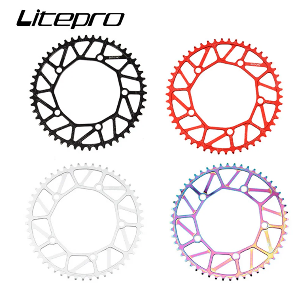 Новый Litepro складной велосипед зуб цепное кольцо положительный отрицательный