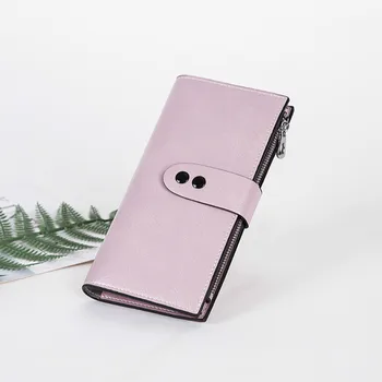 

Wallet Female PU Leather Wallet Women's clutch Leisure Purse Style Women Wallets Long Coin Purse Card Holders Carteras Red