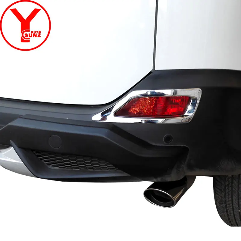 2013-2015 хромированная задняя крышка противотуманных фар для Toyota rav 4 2013 2014 2015