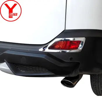 

2013-2015 chrome rear fog light cover for Toyota rav 4 2013 2014 2015 accessories Lamp Hoods parts For toyota rav4 2014 YCSUNZ