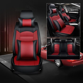 

WLMWL Universal Leather Car seat cover for Volvo all models s60 s80 c30 s40 v40 v60 xc60 xc90 xc70 car styling All car model
