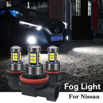 

1pcs H8 H11 HB4 9006 H16 LED Light Bulb For nissan qashqai j11 j10 juke x trail t32 t31 primera p12 navara d40 note leaf tiida
