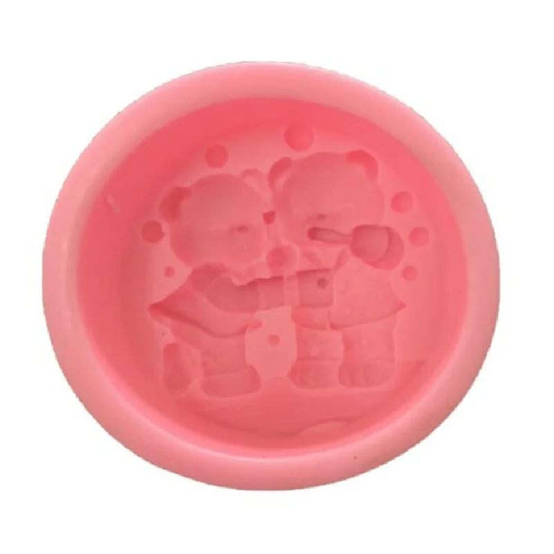 Свадебная модель пара влюбленных зубы 3D Силиконовое мыло сделай сам форма