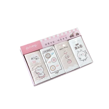 

8 Packs Paper Towel Printed Handkerchief Paper Cute Small Tissues Toilet Paper Disposable Napkins Wedding Decoration