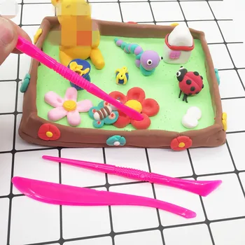 

3pc/set DIY Art Sculpting Kit Sculpt Modeling Shapers carving of polymer clay Pottery & Ceramics plastic beginner handle Tools