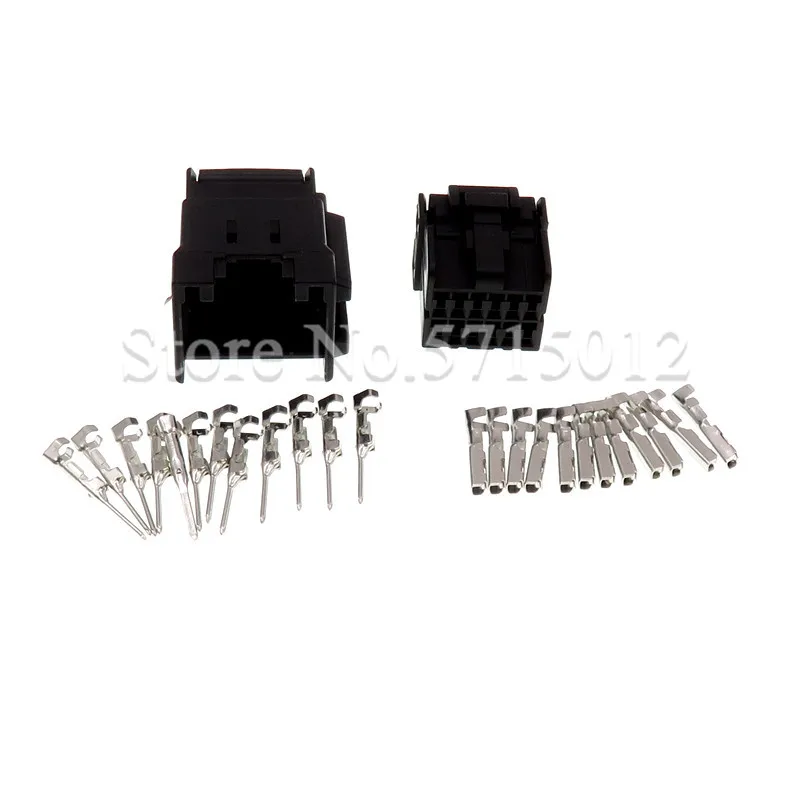 12 Hole 174045-2 Auto Car Window Lifter Assembly Connector Black Socket For Automotive Wiring Harness  Обустройство
