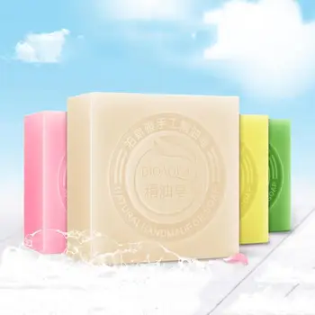 

2020 Hot Natural Organic Herbal Essential Oil Soap Whitening Handmade Soap Skin Remove Acne Deep Cleansing Face Hair Care Bath