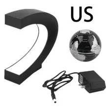 C Shape Magnetic Floating Globe Levitation Maglev Levitation Rotating Globe World Map Home Office Desk Decoration magnetic levitation floating globe book anti gravity globe world map magnetic rotating globe discoloration3 inch