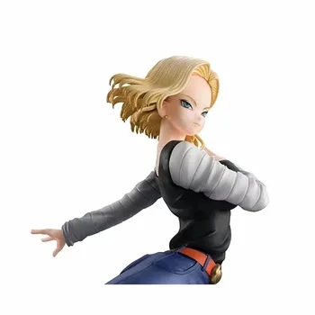 

19cm Dragon Ball Gals Android 18 Fighting Ver Sexy Beauty Girl Model Doll PVC Collectible Figure Toys