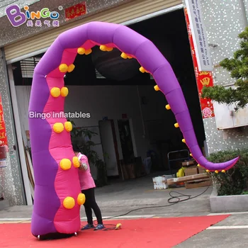 

3m High Giant Inflatable Octopus Tentacle Model/Inflated Ocean Theme for Exterior Wall Decoration