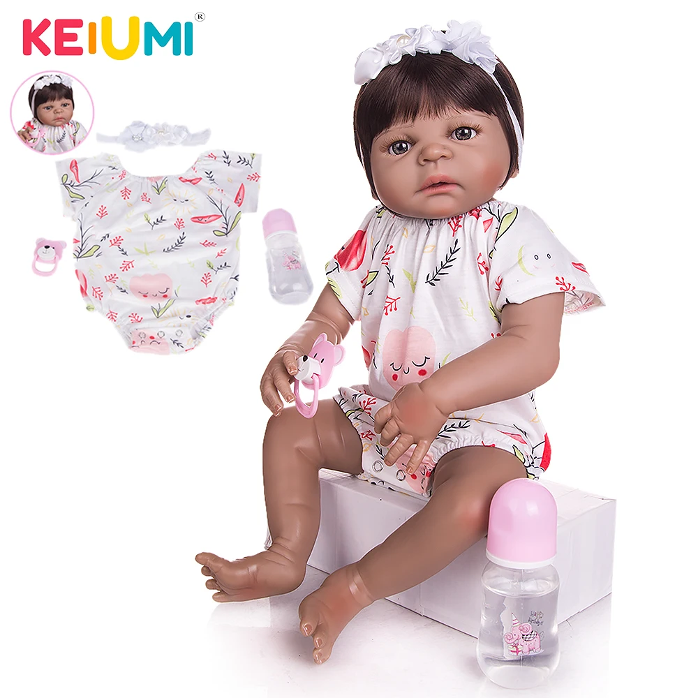 Реалистичная силиконовая кукла младенец KEIUMI 23 дюйма 57 см|Куклы| |