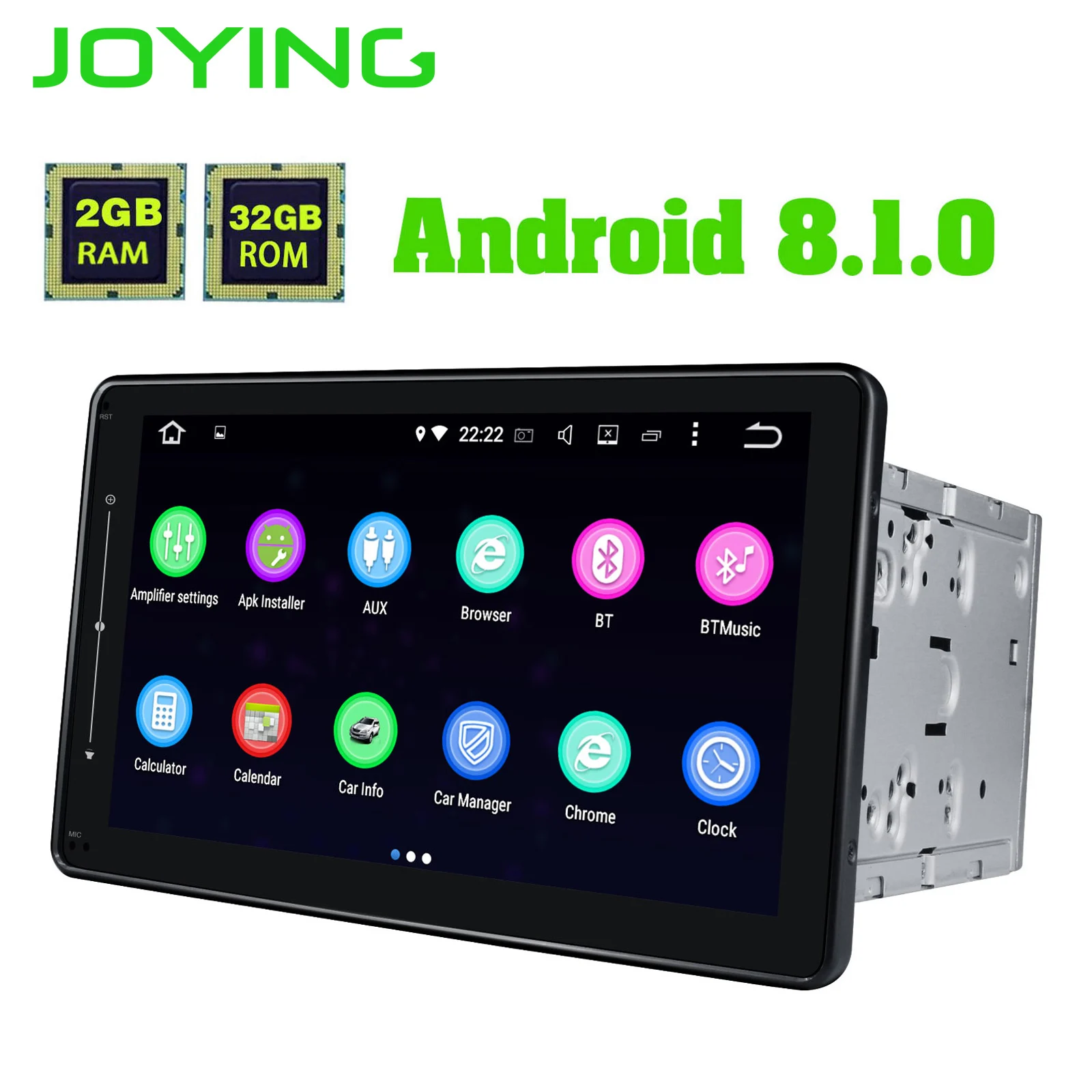 Discount Double 2 Din Car Radio 8 inch IPS Screen 1280*720 HD Multimedia Player Audio Car Stereo USB Mirror link Steering Wheel Control 3