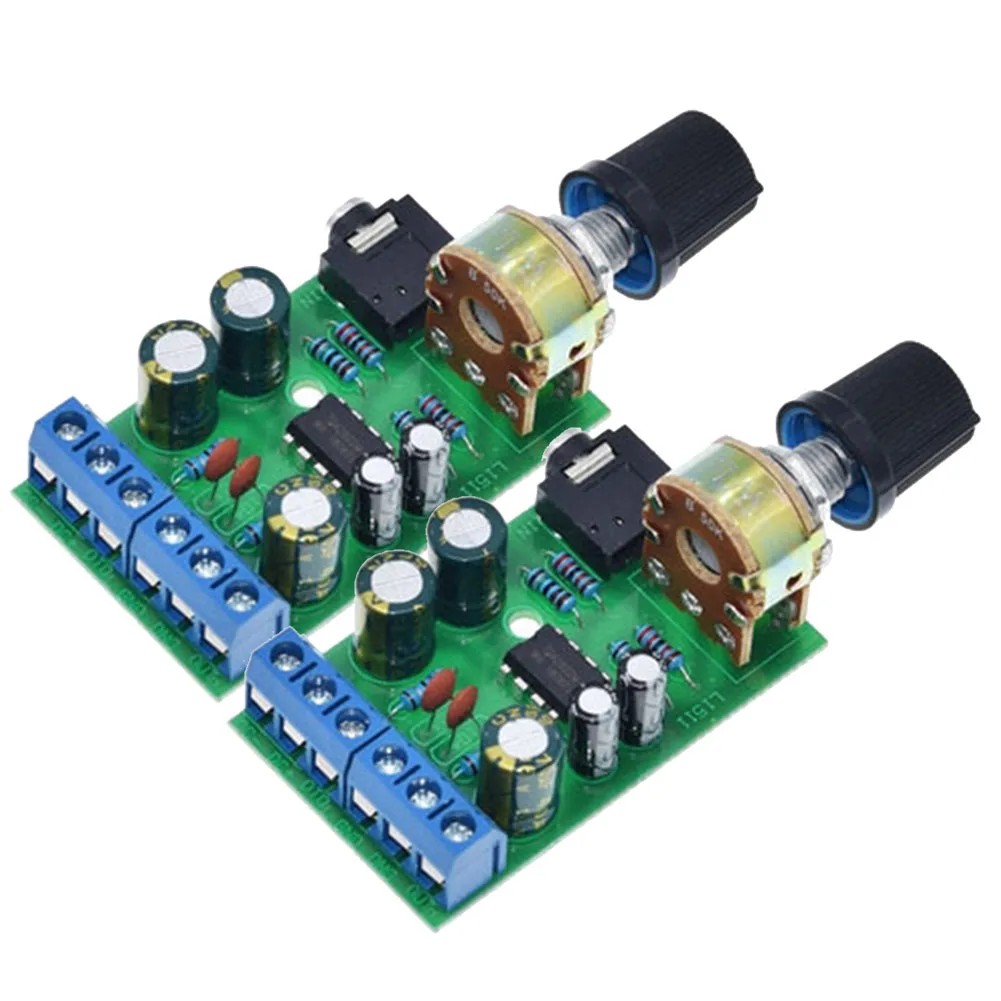2PCS Stereo Module Amplifier Board Mini Home Portable Adjustable Volume DIY Audio Power DC 2V~12V Accessories Dual Channel