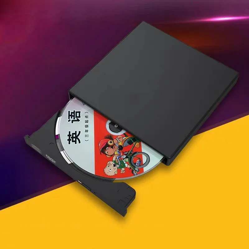 Оптический usb-дисковод внешний DVD коробка горелки discs диски плеер Портативный Ультратонкий cd rom для ПК компьютера