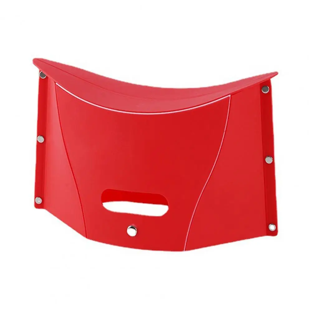 Folding Stool Plastic Storage Stool Retractable Stylish Brief Simple Design Collapsible Portable
