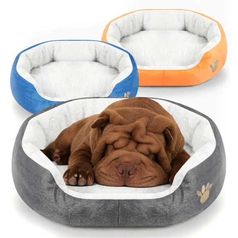 Short Plush Super Soft Dog Bed Pet Kennel Round Sleeping Bag Lounger Cat House Puppy Kitten Winter Warm Sofa Basket Mats Short Plush Super Soft Dog Bed Pet Kennel Round Sleeping Bag Lounger Cat House Puppy Kitten Winter Warm Sofa Basket Mats