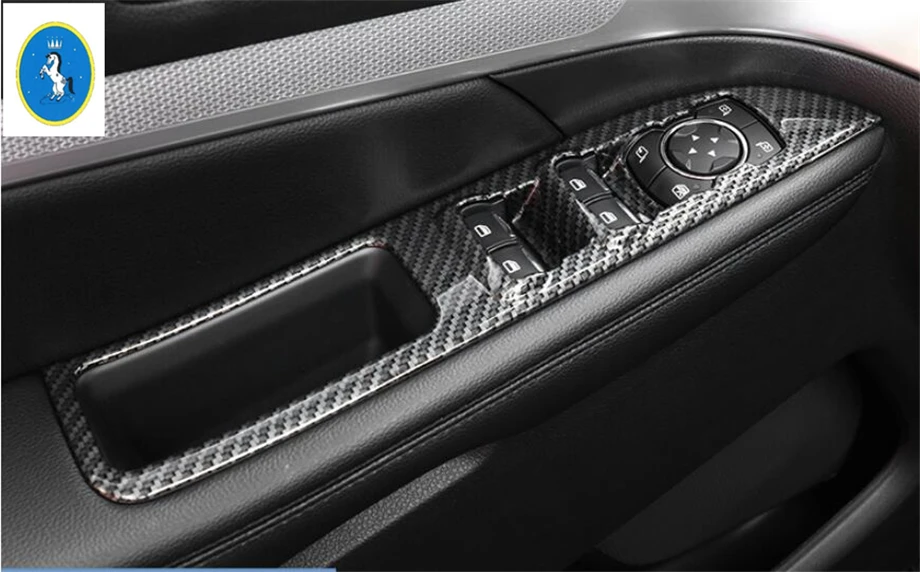 Yimaautotrim для Ford Explorer ABS аксессуары Дверная ручка держатель окно Лифт кнопка переключатель Крышка отделка 4 шт
