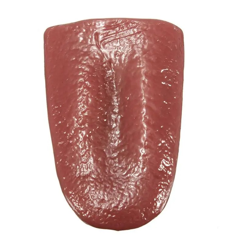 2pcs/set Artificial Tongue Props Stretchable Elasticity Fake Tongue