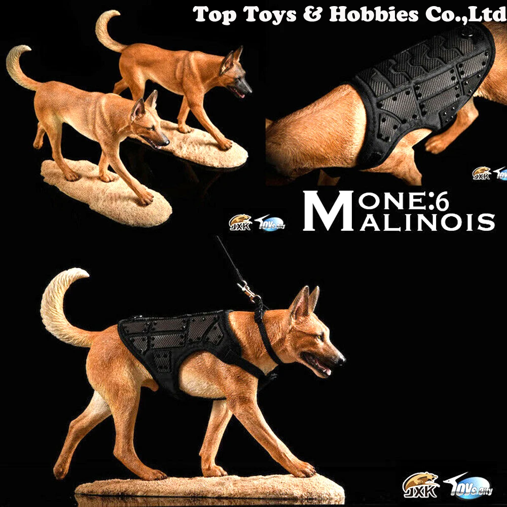 

JXK JXK019 1/6 Malinois Model Resin Animal Figure w/ Suit for 12 inches Action Figure Accessories Collections