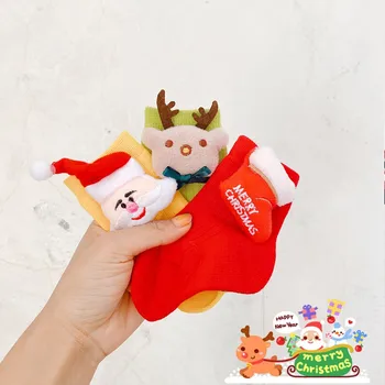 

0-2T Baby Socks Newborn Boys Girls Cute Christmas Three-dimensional Hat Decoration Fashion Casual Soft Comfortable Cot