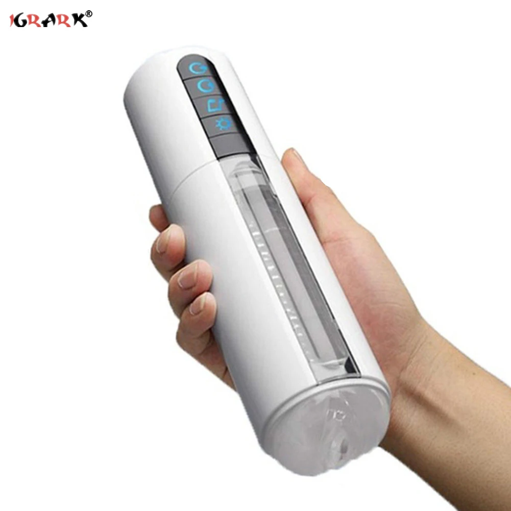 Men Masterbation Machine Electric Automatic Smart Voice Heating Vibrating Sucking Shocker Hands Free Blowjob Machine 2