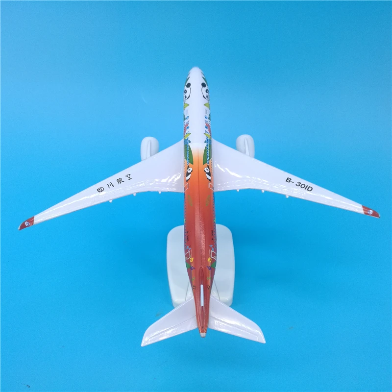 20 см 1/400 Airbus 350 A350 модель Sichuan AIRLINES капитан панда самолет с базовым сплавом литье под давлением самолет коллекционный
