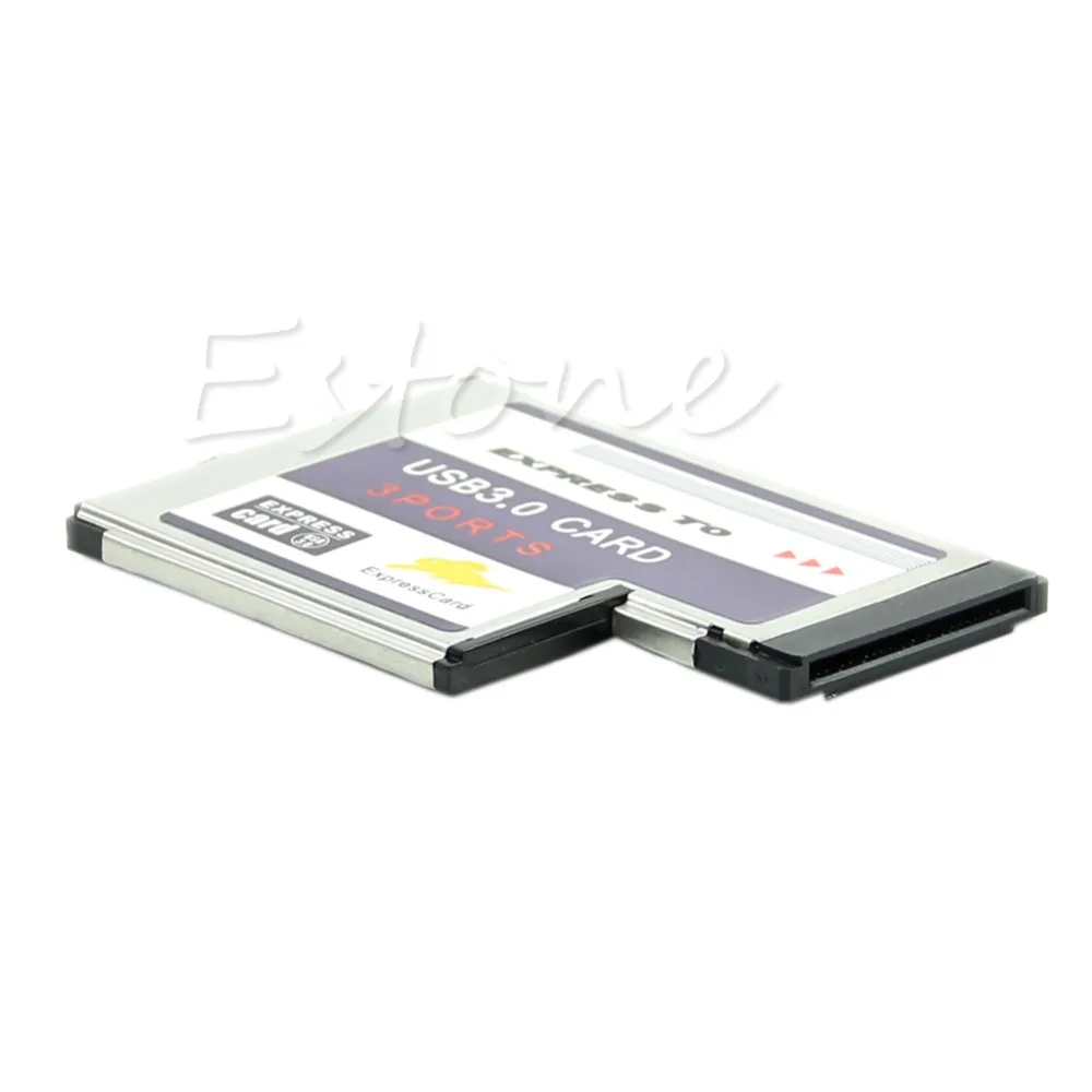 54 мм Экспресс-карта 3 порта USB 3,0 адаптер Expresscard для ноутбука FL1100 чип