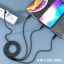 Cavo Usb C 3 In 1 Tipo C a Tipo C cavo Micro Usb 8pin caricatore Pd ricarica rapida Usb C per Tablet telefono Tipo C cavo 3in1