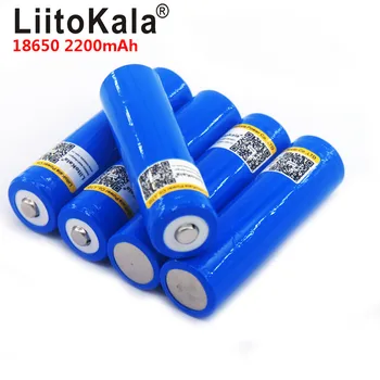 

LiitoKala 3.7V 18650 2200mA Rechargeable lithium battery Light Flashlight batteries LED light battery and Pointed