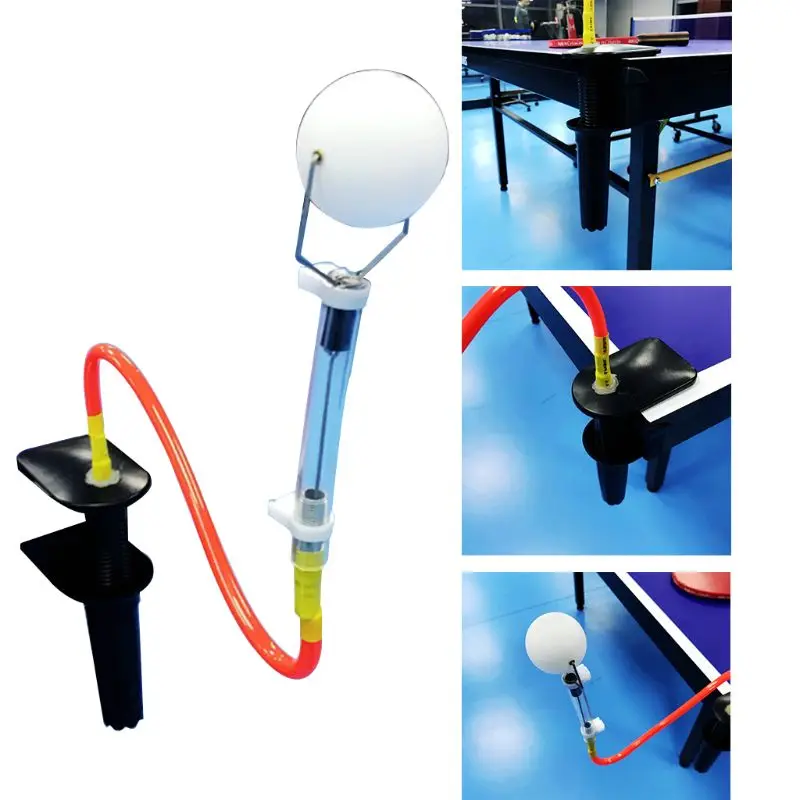 Настольный теннис учебный робот фиксированный быстрый отскок мячик для пинг-понга машина Настольный теннис тренажер для поглаживания