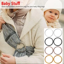 Премиум Алюминиевые кольца для детских слингов, Детские аксессуары для переноски, 4 цвета для детских переноски и слингов, 2 2,5 3 дюйма