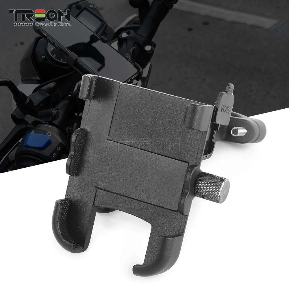

Adjustable Mobile Navigation Stand USB Charging Navigation Holder For BMW KAWASAKI HONDA Bike Motorcycle Frame Support Stand
