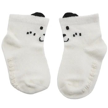 

Baby Girls Cotton Cartoon Pattern Anti-Slip Socks White S