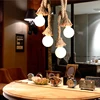 Hemp Rope Pendant Lights Vintage Retro Hanging Lamp E27 AC 85-265V Industrial Decor Home Restaurant Pendant Lamp Edison Hanglamp 4