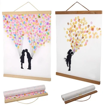 

Wooden Poster Hanger Photo Magnetic Frame Four colors DIY Picture Canvas Print Hanging Wall Art Home Decor 21-80cm A4 A3 Custom