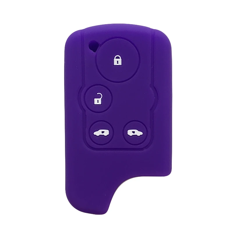 Key Case Cover Key Case For Honda Spike Key Cover for Honda Freed Odyssey Elysion Key Case 4 Button Remote Jacket Car-styling Silica Gel Before 2014