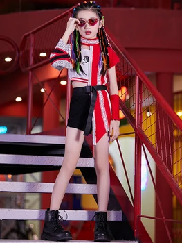 

New Year's Day Children's Costumes Festive Girls Catwalk Tide Costume Girls Christmas Clothes Jazz Dance Costume