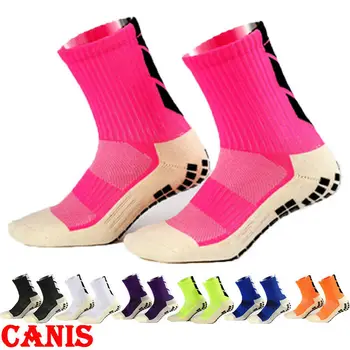 

7 Colors Non-slip football socks Men Women Medium thick Soccer Socks Classic Cotton Anti-friction socks Football socks Wholesale