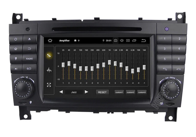 Discount 4+64G Android 9.0 DSP 4G 2 DIN Car DVD GPS For Mercedes/Benz W203 W209 W219 A-Class A160 C-Class C180 C200 CLK200 radio stereo 12