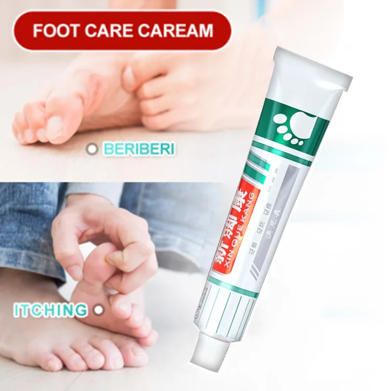 1pcsBeriberi Antibacterial Foot Removal Cream Rotten Feet Peeling Itchy Blisters Foot Cream To